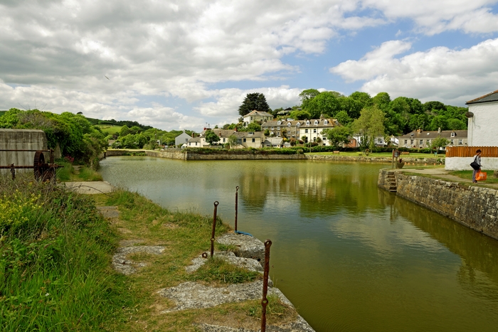 The Harbour With No Boats, Pentewan by Rod Johnson