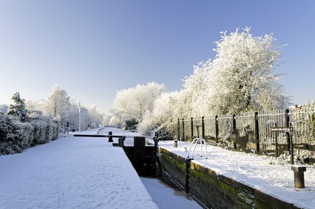 The Frozen Dallow Lane Lock by Rod Johnson
