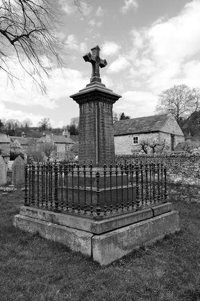 Churchyard Memorial at Ashford-in-the-Water by Rod Johnson