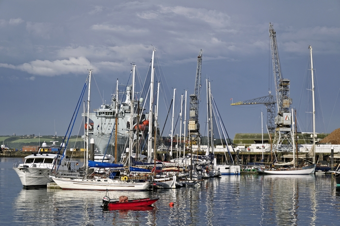 Falmouth Harbour and Docks by Rod Johnson