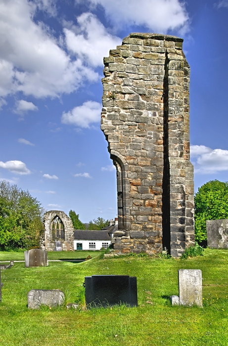 West Wall Remains, Ticknall Old Church by Rod Johnson