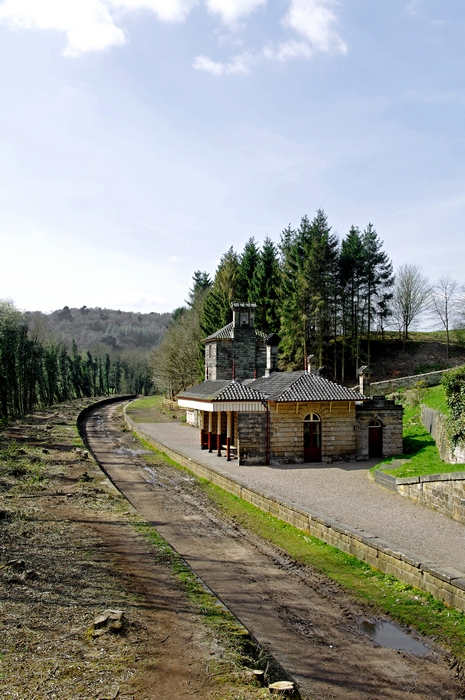The Disused Alton Towers Railway Station by Rod Johnson