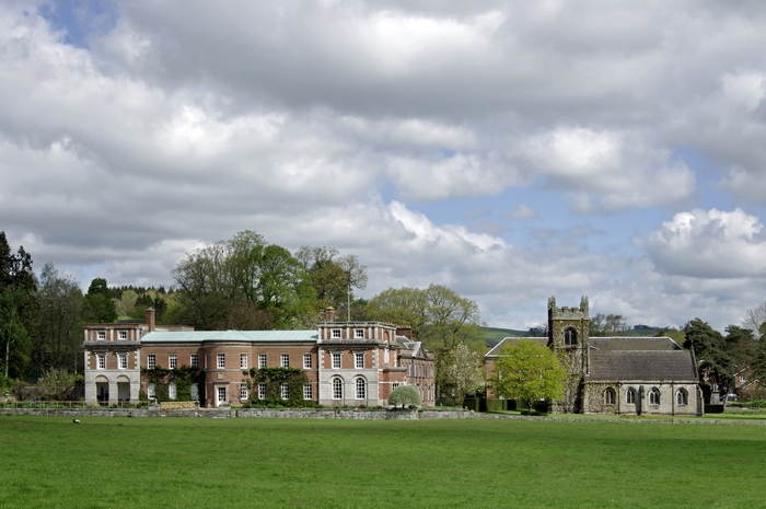 Okeover Hall and Manor Church by Rod Johnson