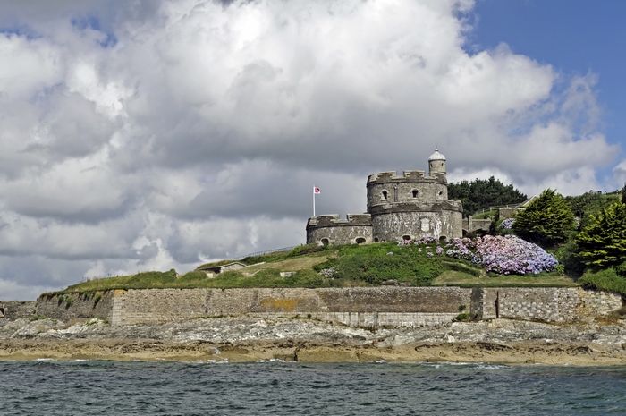 St Mawes Castle from the Ferry by Rod Johnson