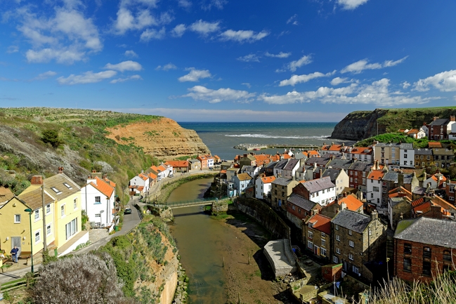 The Seaside Village of Staithes by Rod Johnson