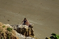 >Girl On The Rocks, Compton Bay by Rod Johnson