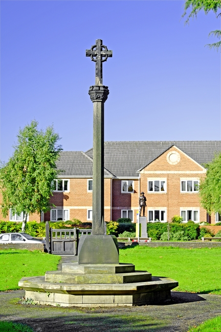 Tall Cross in St Mary's Churchyard, Stretton by Rod Johnson