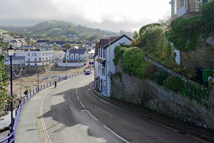Combe Martin, Beach and Village by Rod Johnson