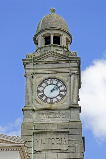 The Guild Hall Clock Tower, Newport by Rod Johnson