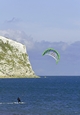 >Kite-surfer at Yaverland by Rod Johnson