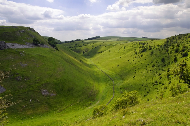 Cressbrook Dale from Mires Lane by Rod Johnson