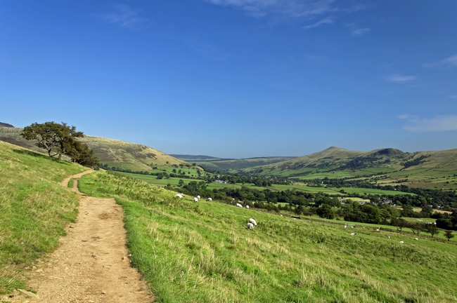 The Vale of Edale from the Pennine Way by Rod Johnson