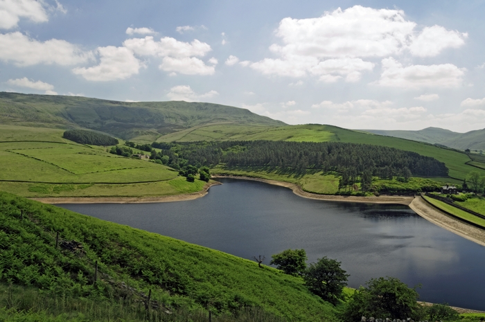 Kinder Reservoir from White Brow by Rod Johnson