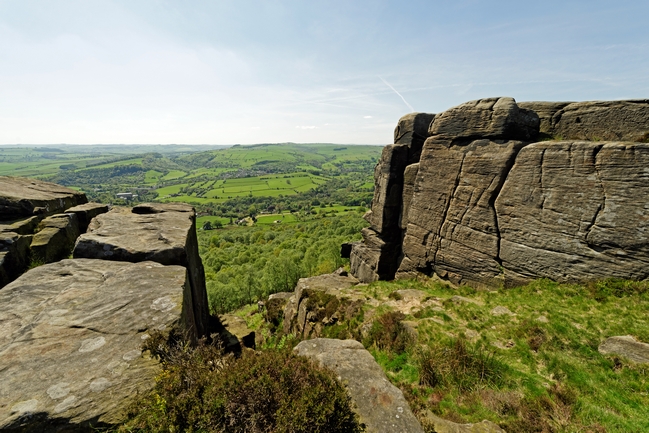 The Derwent Valley From Curbar Edge by Rod Johnson