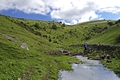 >Crossing the Stream in Cressbrook Dale by Rod Johnson