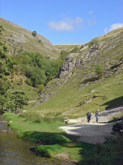 Walkers at Dovedale by rod johnson