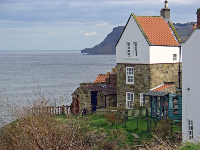 Robin Hood's Bay, Cottages by Rod Johnson