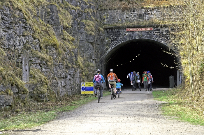 Cressbrook Tunnel on the Monsal Trail by Rod Johnson