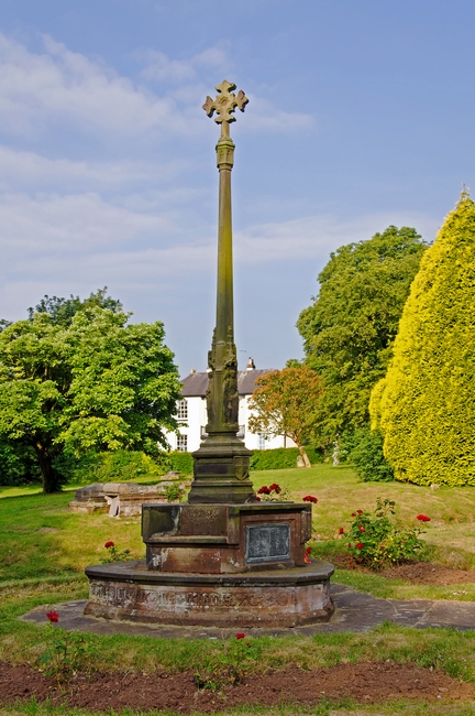 War Memorial in St Mary's Churchyard Tutbury by Rod Johnson