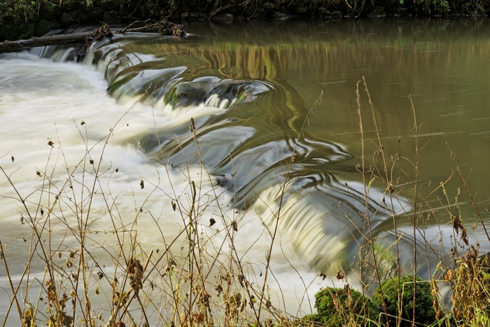 Weir Close-up in Wolfscote Dale by Rod Johnson