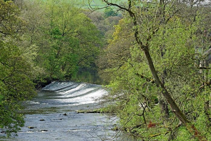River Derwent Weir, Baslow by Rod Johnson
