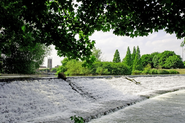 River Derwent Weir, Derby by Rod Johnson