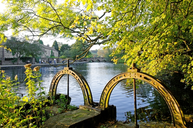 Bakewell Weir Sluice Gates by Rod Johnson