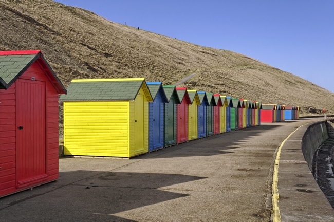 Beach Chalets, Whitby by Rod Johnson