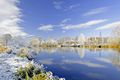 >Burton's Wintry River Trent by Rod Johnson