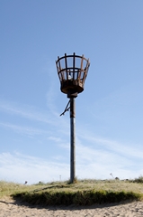 A view of beacon on the beach at Skegness in Lincolnshire, England. Link to Beacons Gallery.