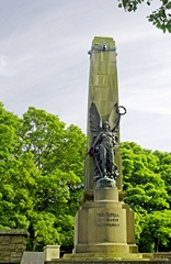 View of the War Memorial, Buxton. Link to Memorials Gallery.